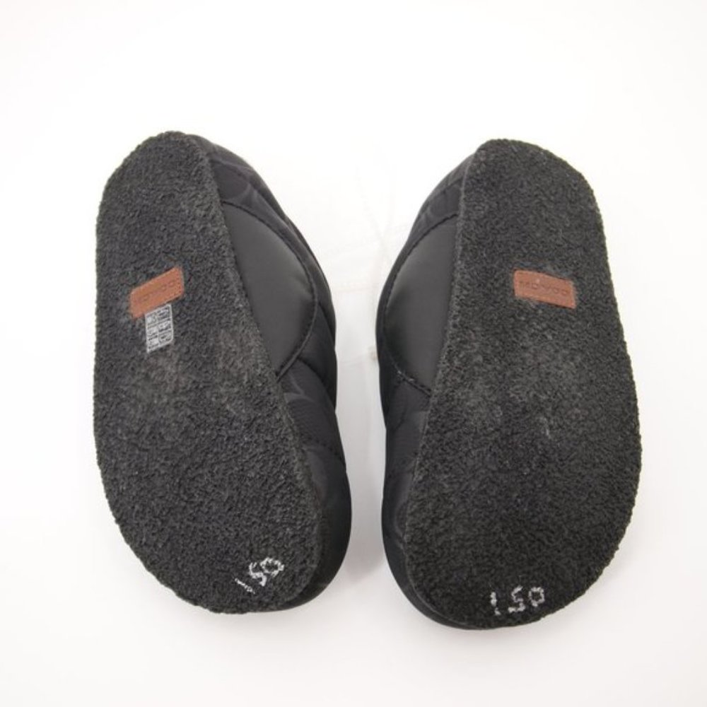 NWT Coach Rachelle Slippers Black Puffer Slip On Size 6 B - Picture 9 of 12